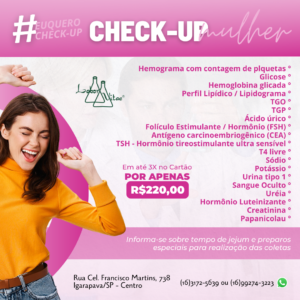 CHECK-UP MULHER NEGRITO