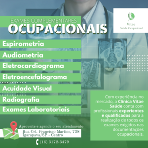 EXAMES OCUPACIONAIS